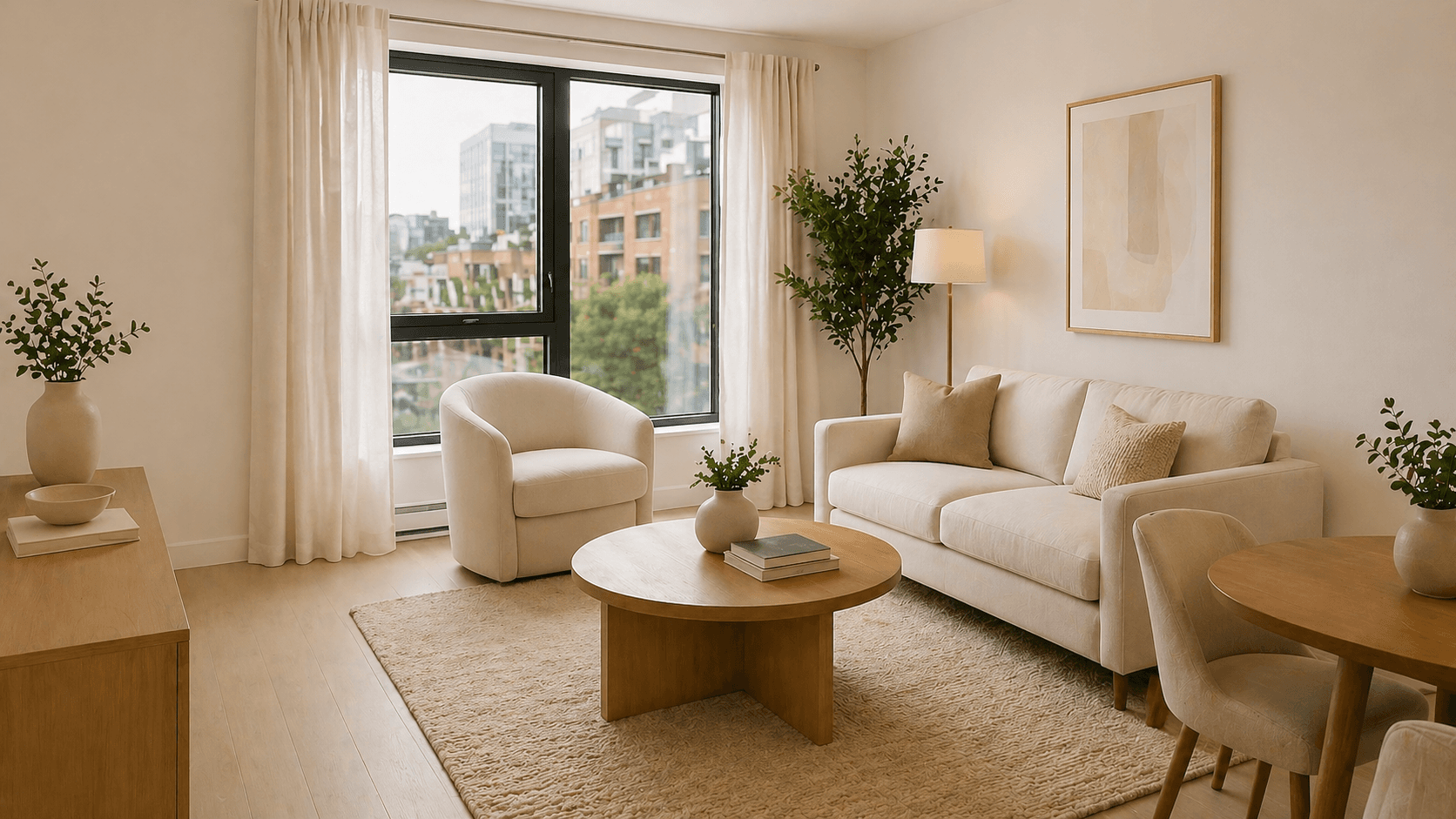 UnBuy staging a Montreal listing for a real-estate agent