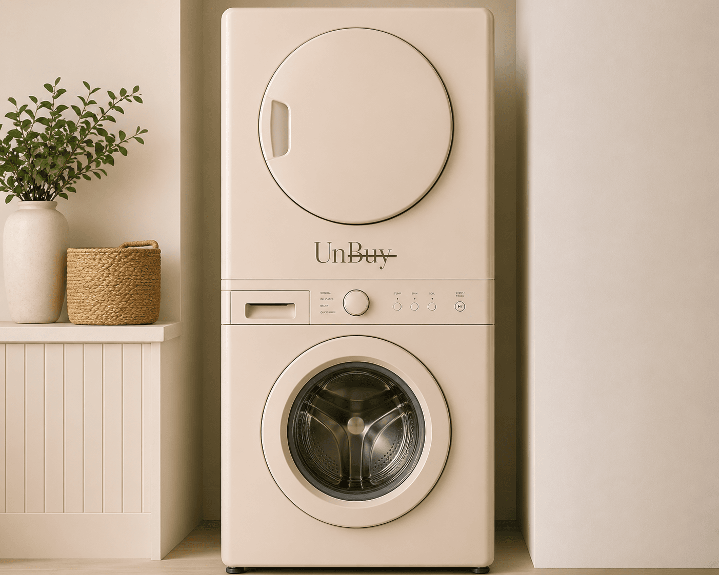 UnBuy stacked washer and dryer rental